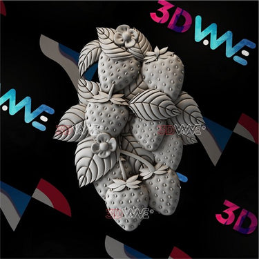 STRAWBERRY 3D STL 3DWave.us